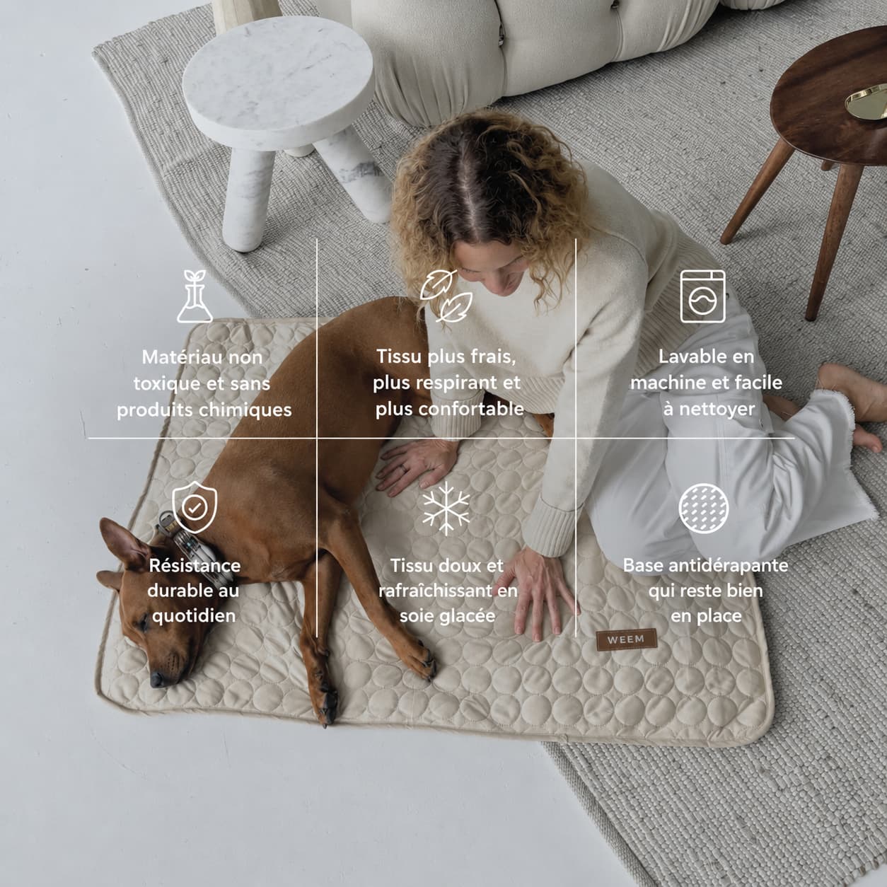 FraîchePause™ – Cooling mat for dogs (1+1)