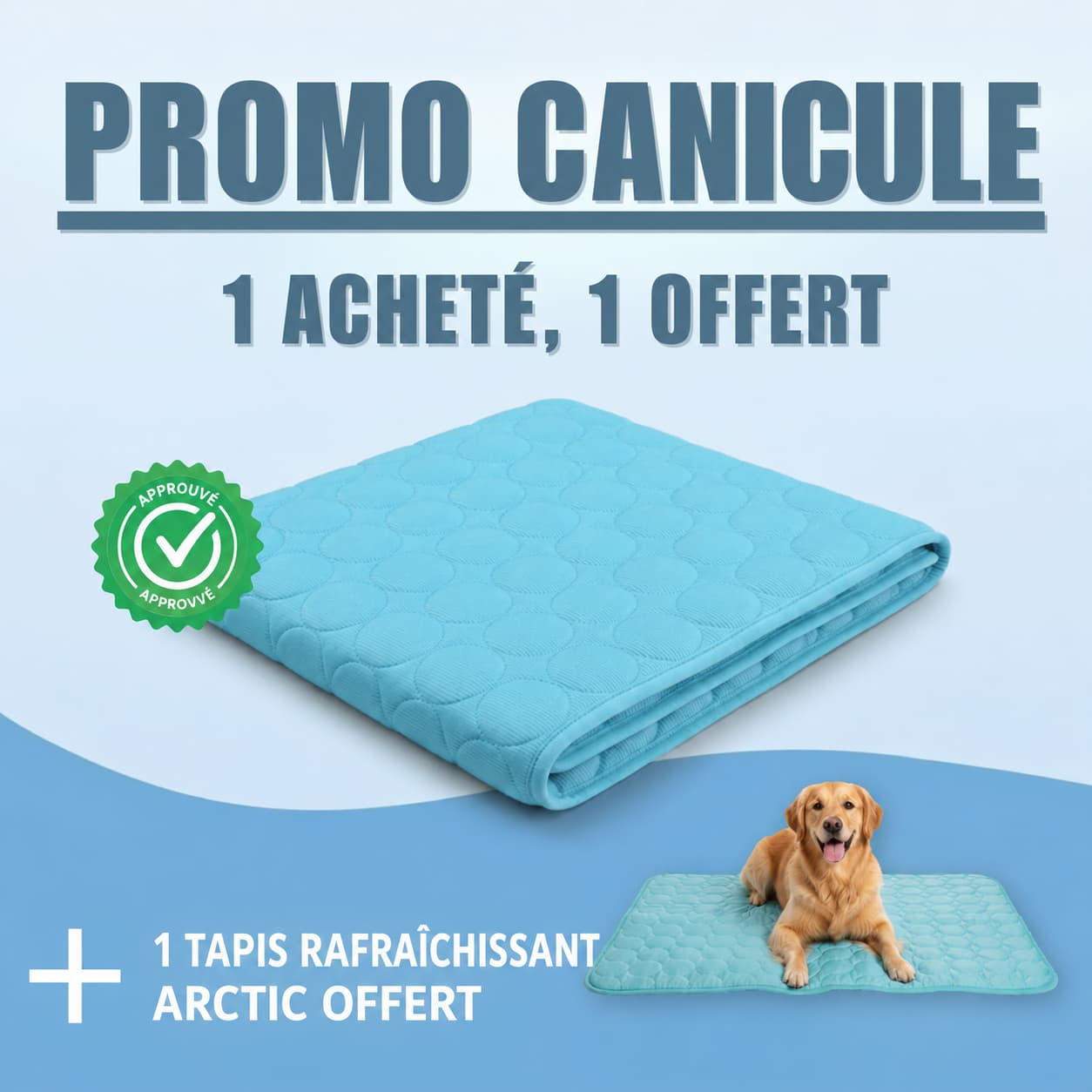 FraîchePause™ – Cooling mat for dogs (1+1)